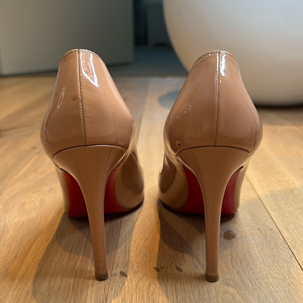 Louboutins 4 inch heel